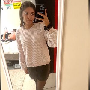 Sanctuary Women's Blush Crew Neck Sweater